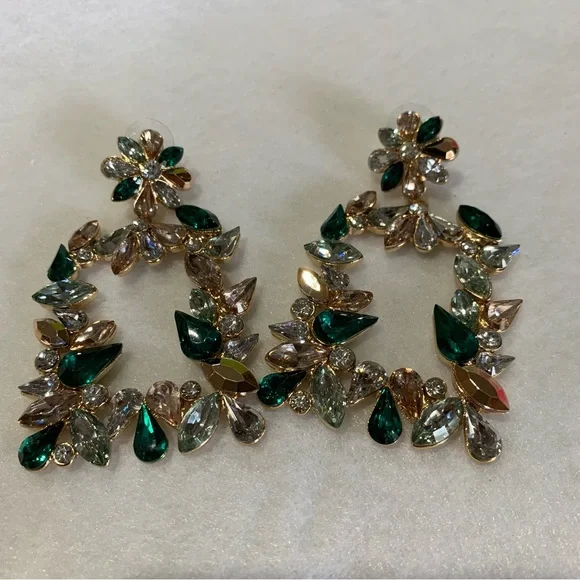 Aldo Jewelry Aldo Gerron Green Chandelier Earrings Poshmark